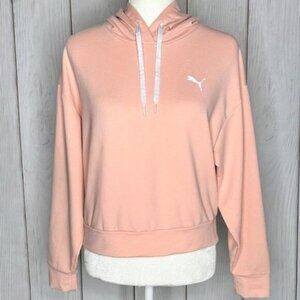 Puma Pink Long Sleeve Hoodie Sweater.